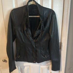 RD Style Faux Leather Jacket - Small